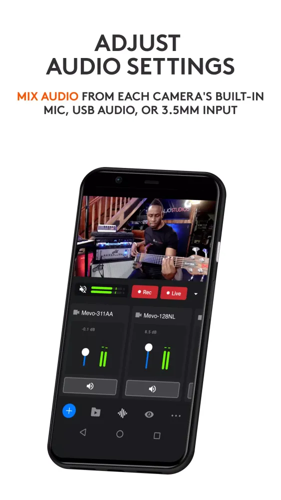 Logitech Mevo Multicam Screenshots
