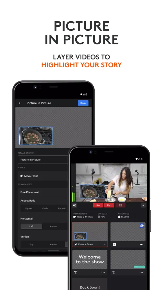 Logitech Mevo Multicam Screenshots