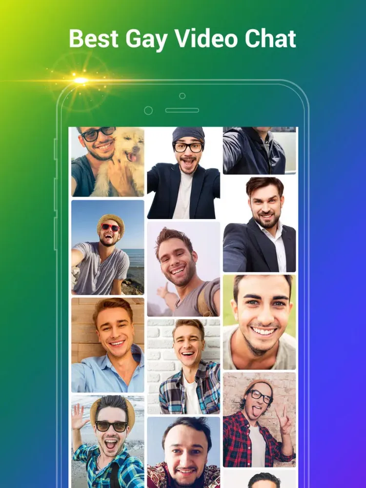 تصاویر GINTER - Gay Video Chat, Find And Meet New Guys iPad 
