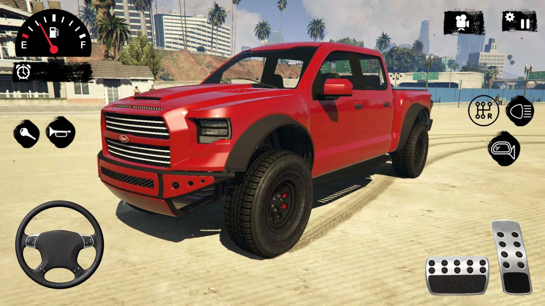 صور US Pickup Truck Offroad Drive
