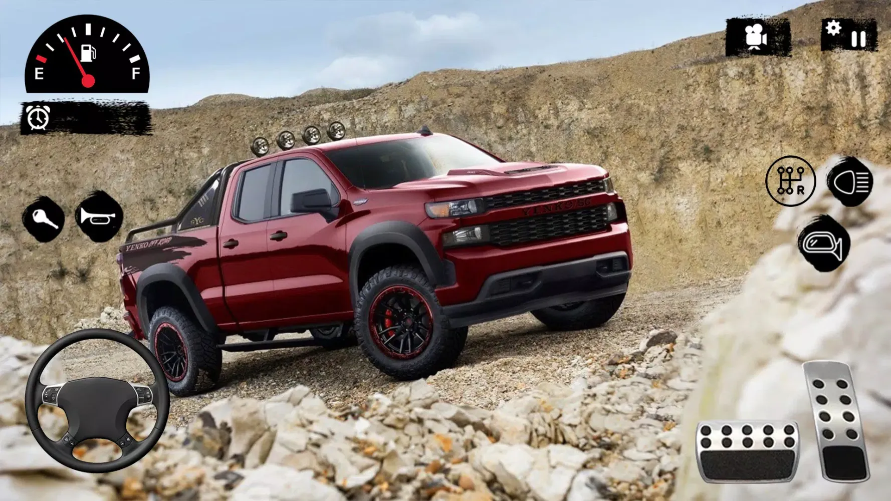 صور US Pickup Truck Offroad Drive