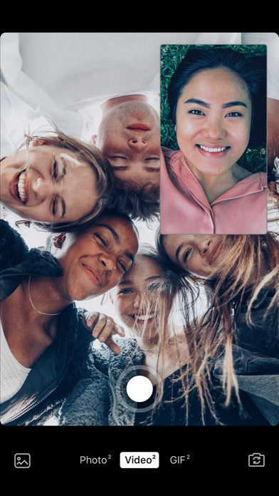 Screenshot di MeWe Camera: Fun Dual-Camera