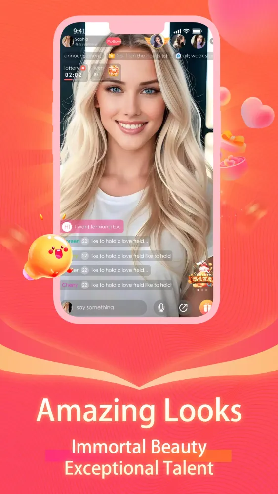 Mewo﹣Live Stream&Video Chat স্ক্রিনশট