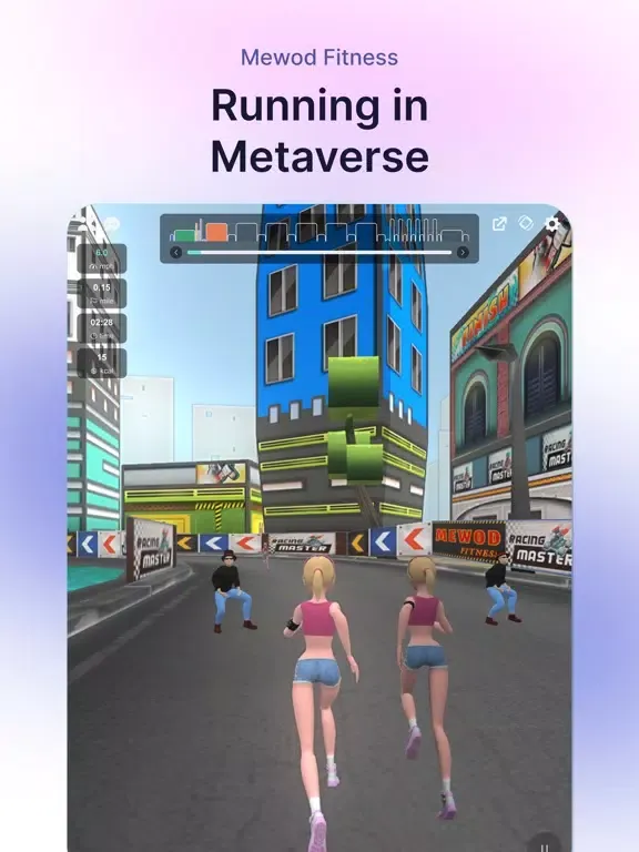 Captures d'écran de Mewod Fitness - Metaverse Run iPad 