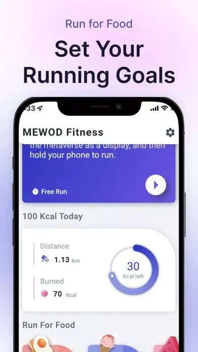 Captures d'écran de Mewod Fitness - Metaverse Run