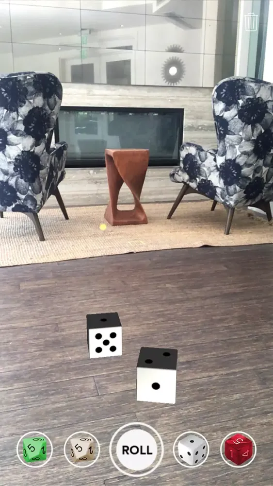 Dice Augmented Reality スクリーンショット