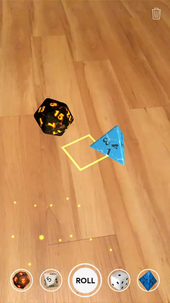Dice Augmented Reality スクリーンショット