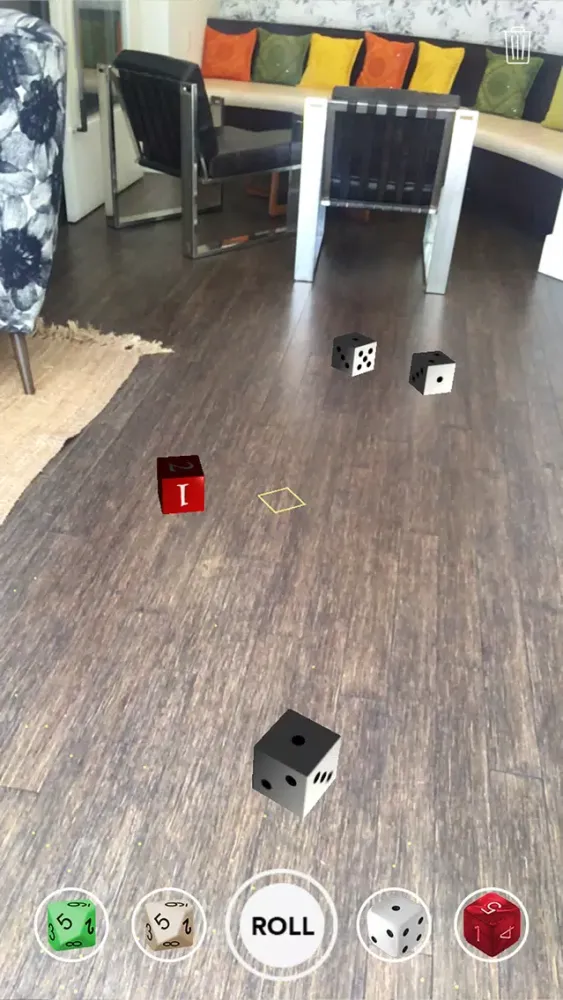 Dice Augmented Reality スクリーンショット