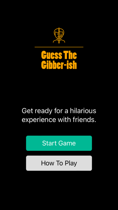 Tangkapan layar Gibberish Game