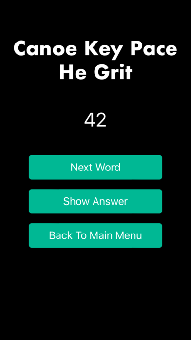 Tangkapan layar Gibberish Game