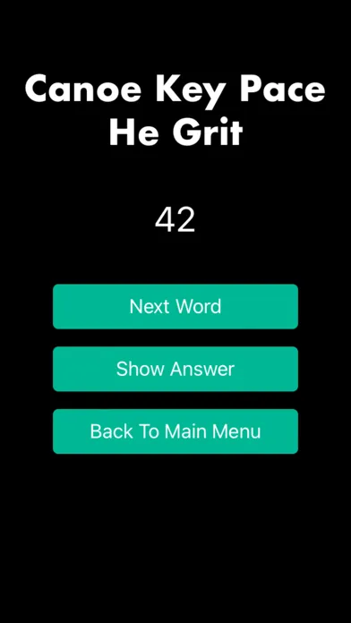 Tangkapan skrin Gibberish Game