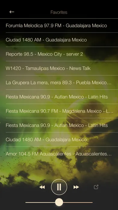 Capturas de pantalla de Mexico MUSIC Online Radio