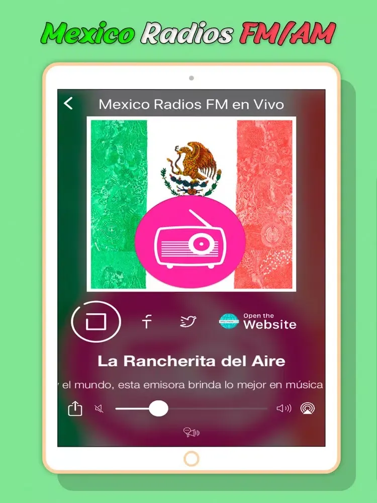 Mexico Radios FM/AM en Vivo iPad 应用截图