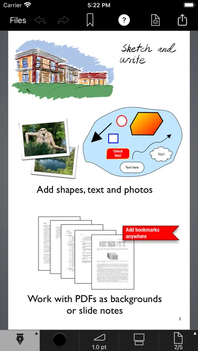 Screenshot di Pen and Paper