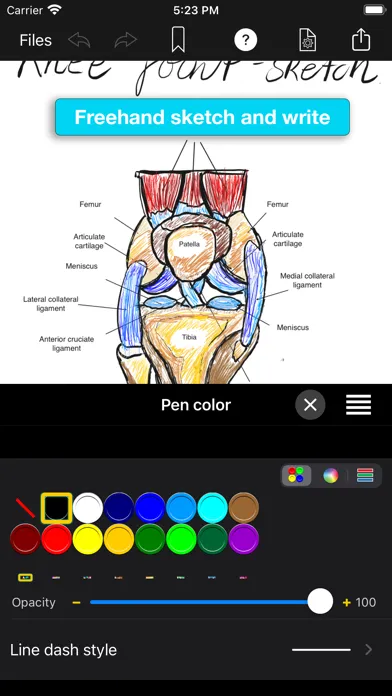 Screenshot di Pen and Paper