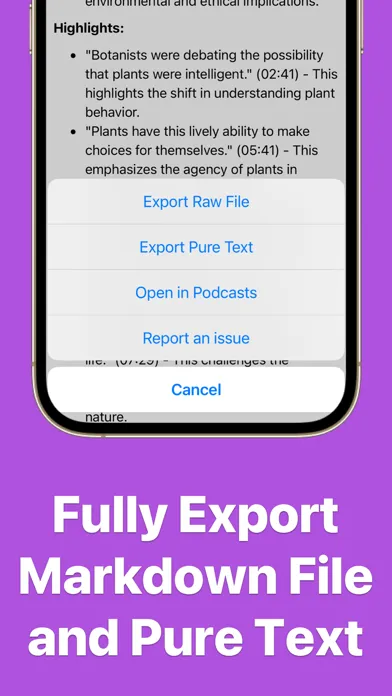 Capturas de pantalla de PodNote - AI Summarize Podcast