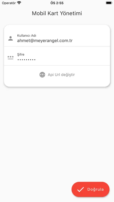 Ảnh chụp màn hình của MeCard Cloud