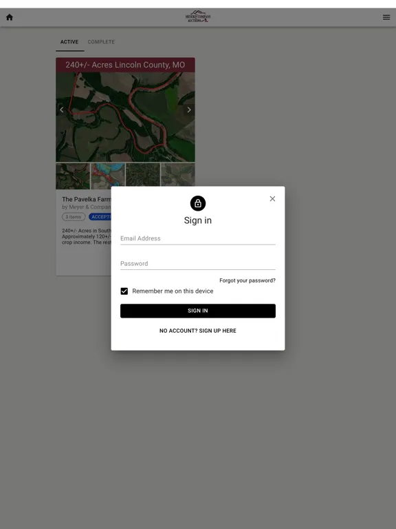 Meyer & Company iPad  Screenshots