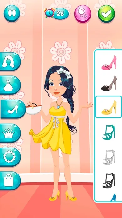 Princess makeover: hair & make سکرین شاٹس