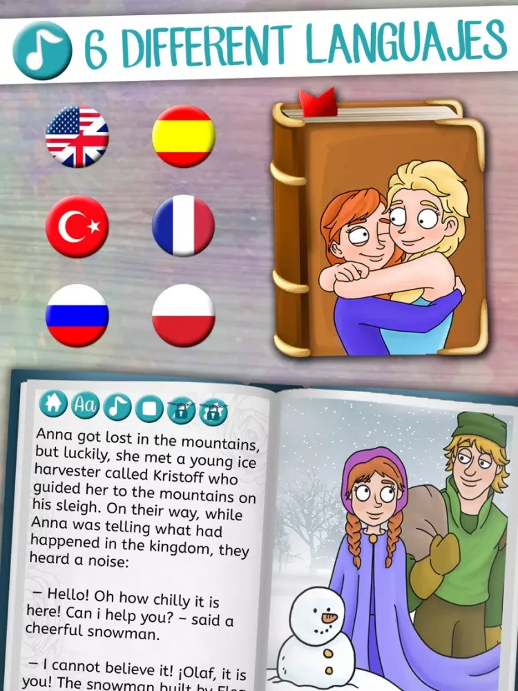 The Snow Queen classic short stories – Pro iPad  Ekran Görüntüleri
