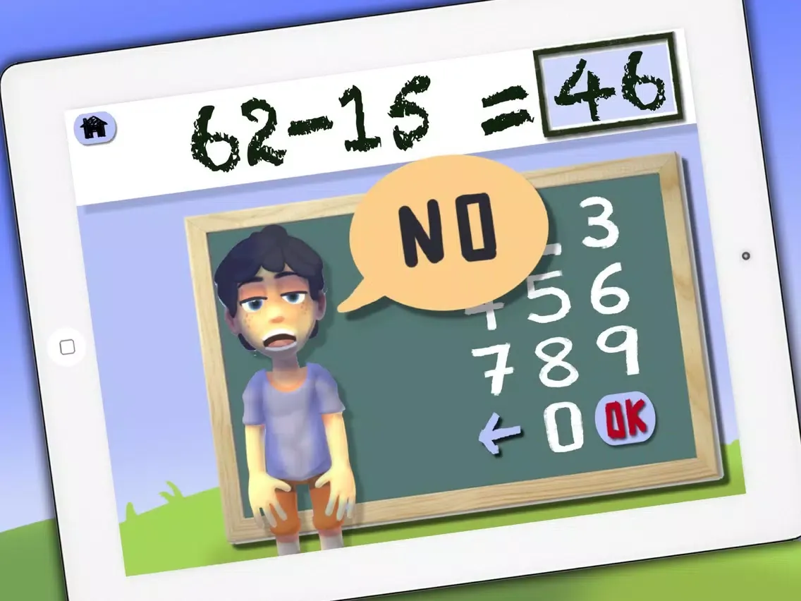 Add, subtract, multiply and divide – funny Math games for kids and children Premium iPad  Screenshots