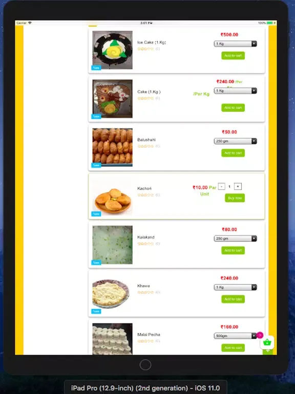 Capturas de pantalla de Mezban Service iPad 