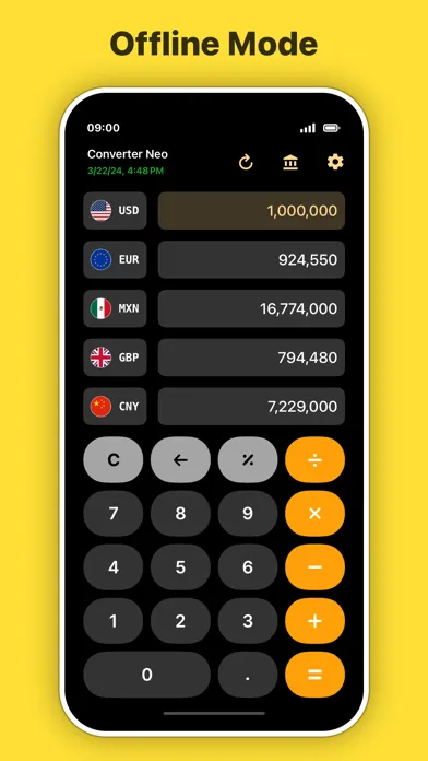 Tangkapan skrin Currency Converter Neo Offline