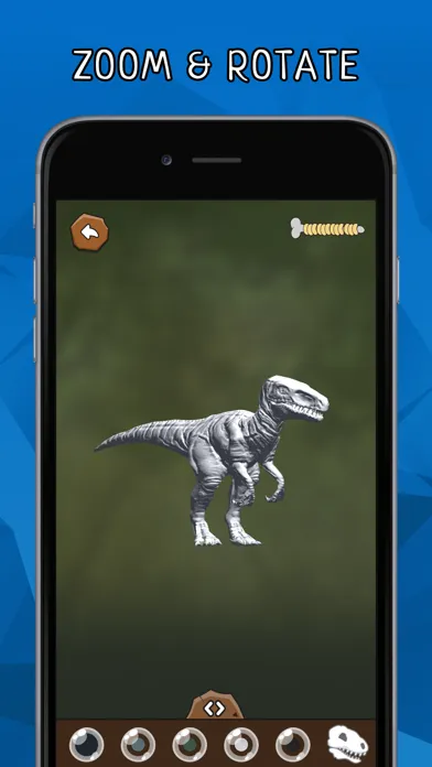 DINOZZZ 3D Coloring - interactive dinosaurs painting for adults & kids スクリーンショット