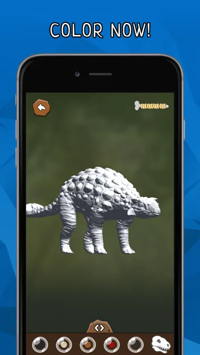 DINOZZZ 3D Coloring - interactive dinosaurs painting for adults & kids スクリーンショット