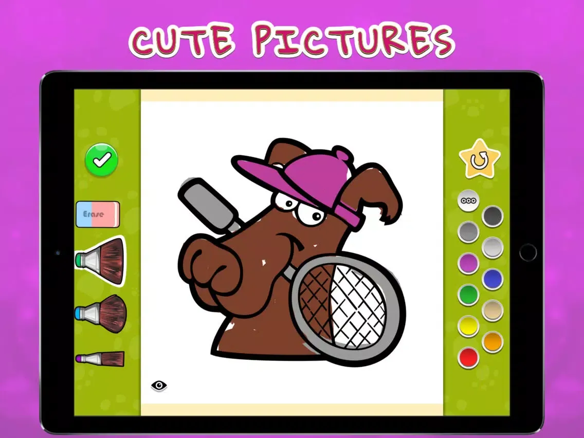 تصاویر Coloring Your Dogs MAX iPad 