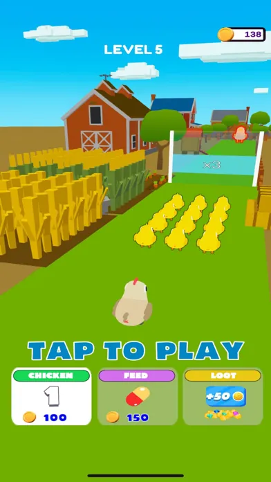 Chicken Crowd Control 3D স্ক্রিনশট