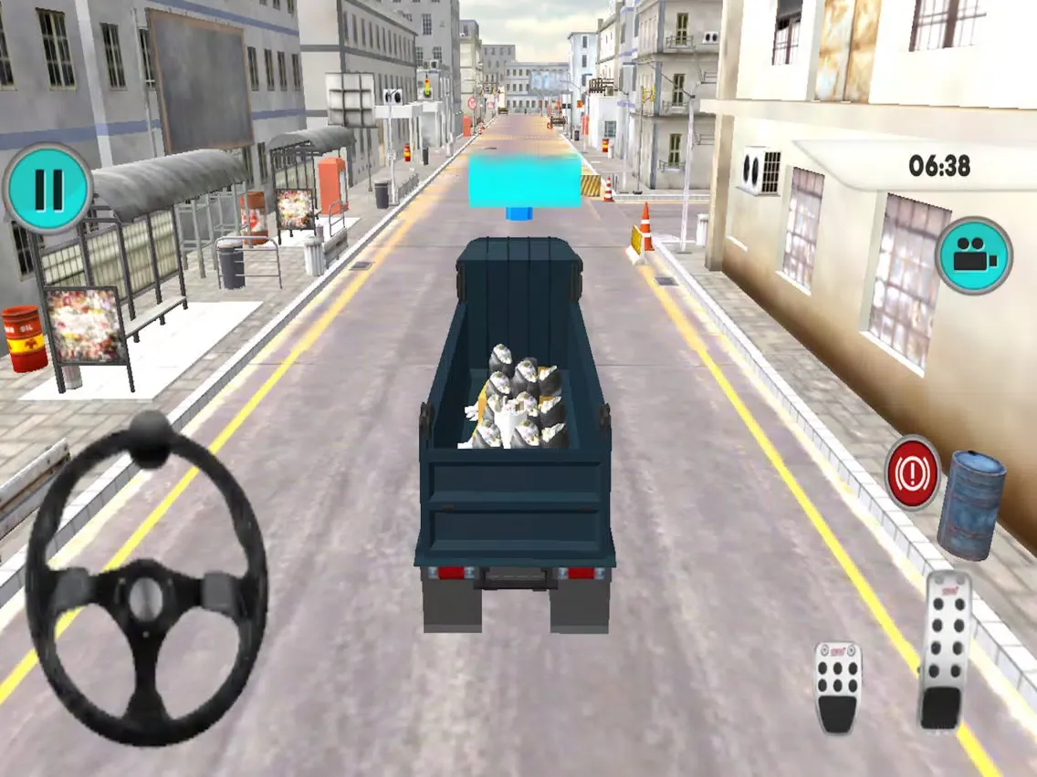 Tangkapan skrin City Garbage Cleaner Truck iPad 