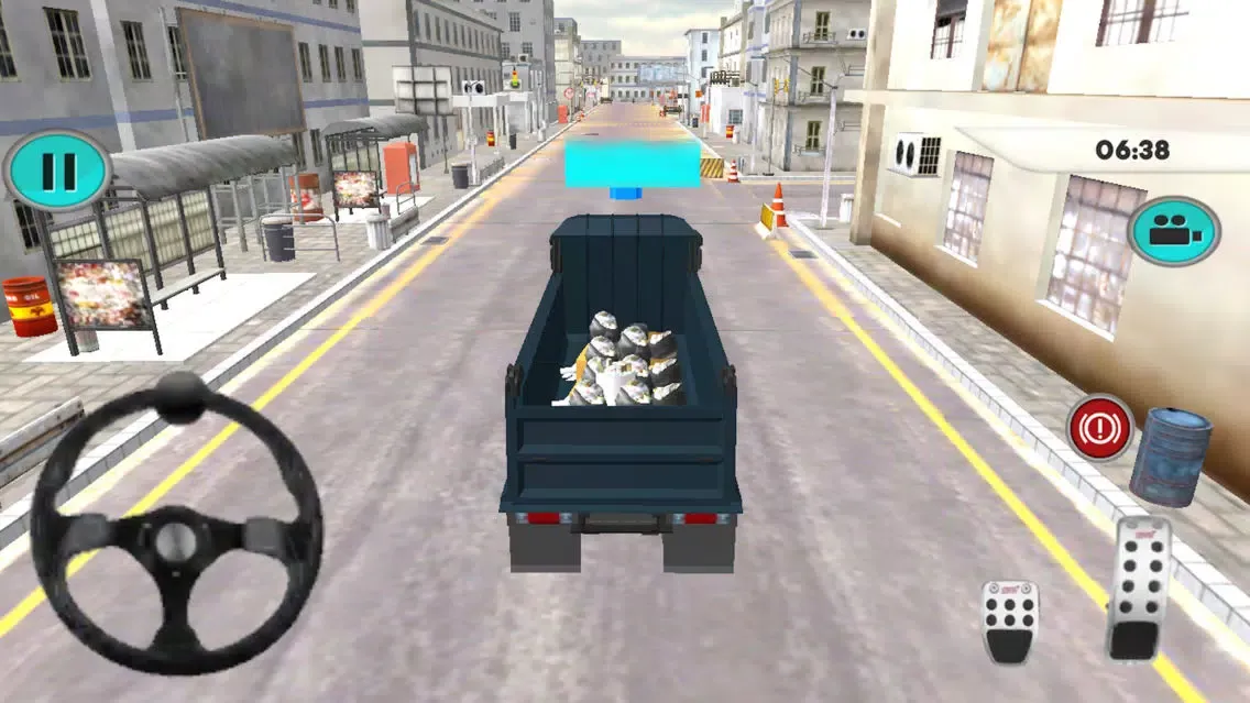 Tangkapan skrin City Garbage Cleaner Truck