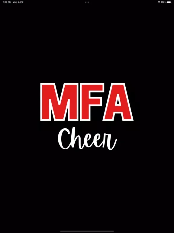 MFA Cheer iPad  スクリーンショット