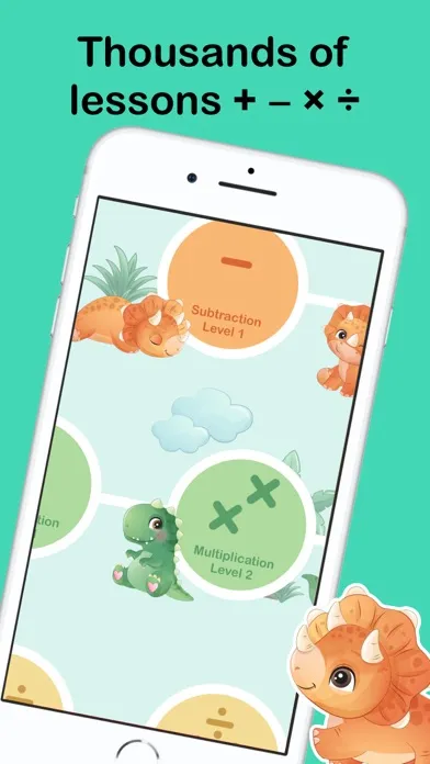 Screenshot di Dino Math: Learning Games