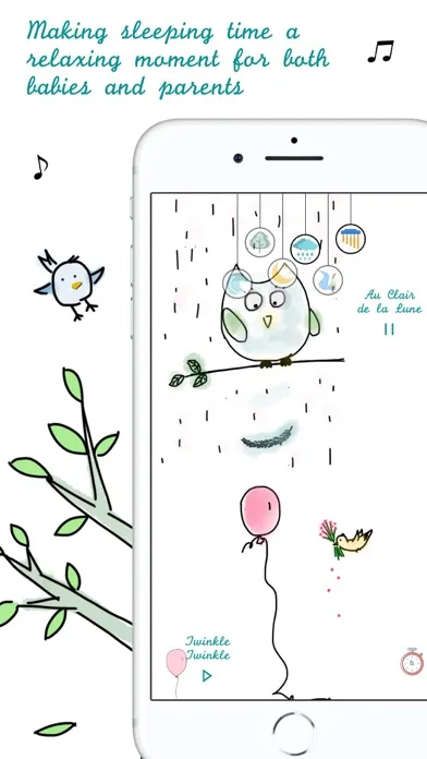 ภาพหน้าจอของ Lullaby - Baby sleep sounds