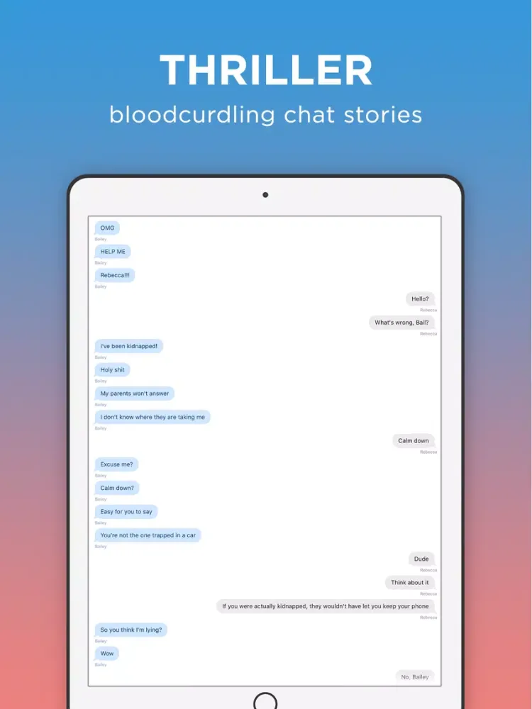 Captures d'écran de FanFiction Chats iPad 