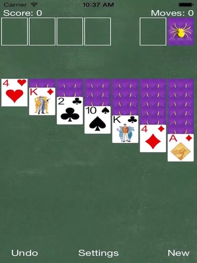 تصاویر 250 Spider Solitaire Spiderette Square Card Ace Blitz Classic Pro iPad
