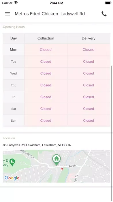 Metros Fried Chicken Ladywell স্ক্রিনশট