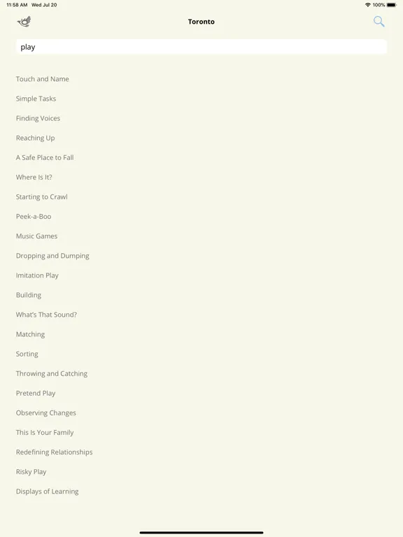 MFI Early Years Toolbox iPad 应用截图