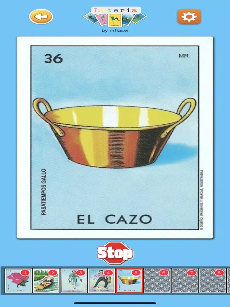 Mexican Lottery Deck iPad 應用截圖