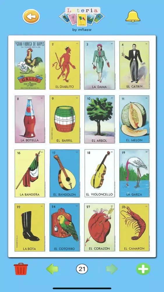 Mexican Lottery Deck應用截圖