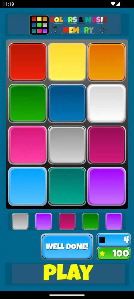Colors & Music Memory Screenshots