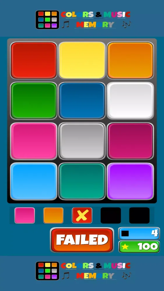 Colors & Music Memory Screenshots