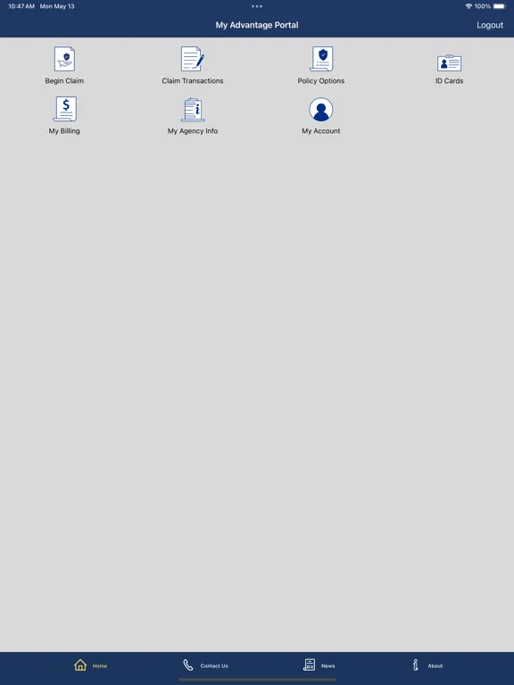 MFM My Advantage Portal iPad  Screenshots