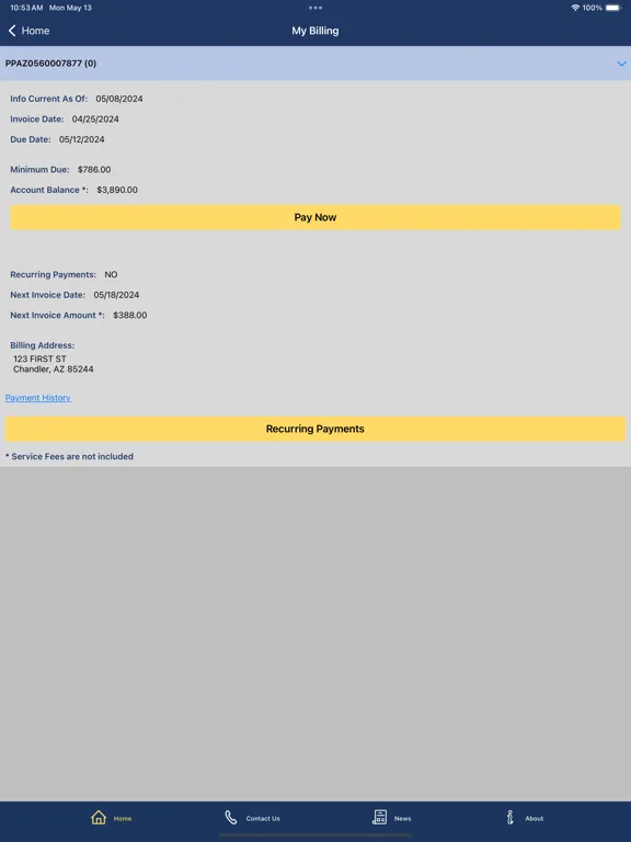 MFM My Advantage Portal iPad  Screenshots
