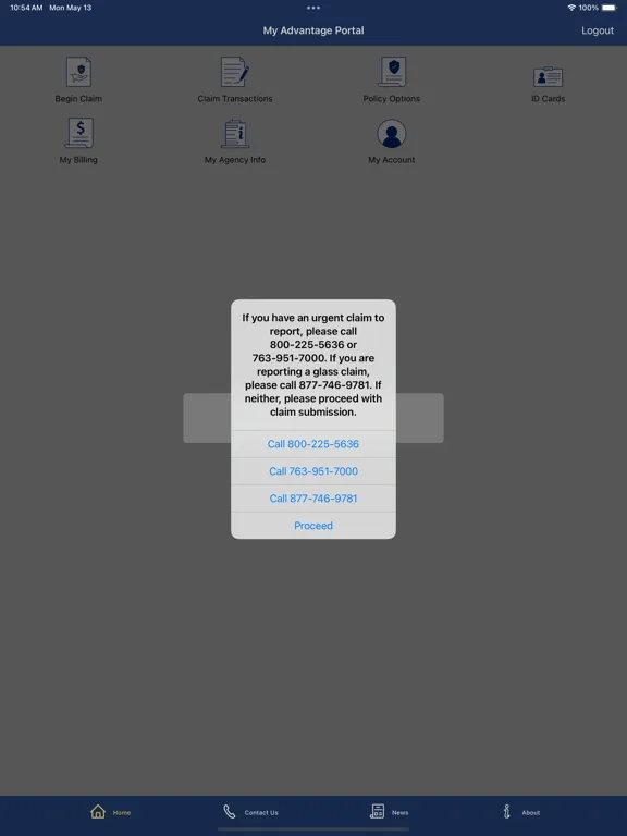 MFM My Advantage Portal iPad  Screenshots