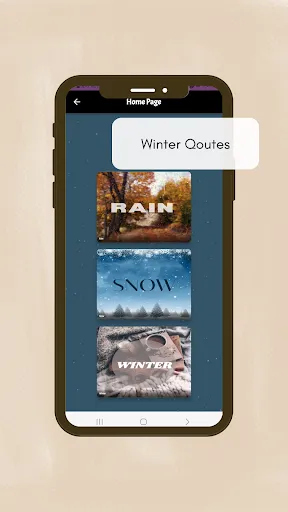 Winter Quotes Screenshots