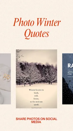 Winter Quotes Screenshots