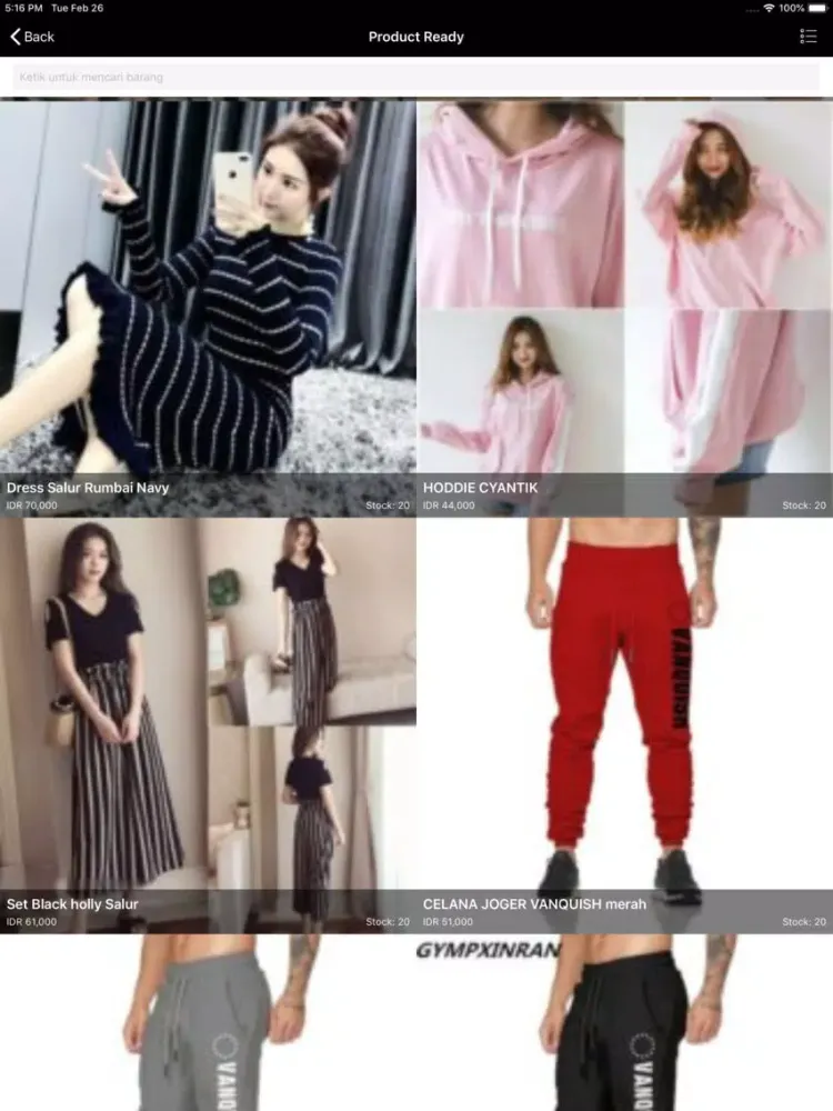 Qin Fashion Online Shop iPad  سکرین شاٹس